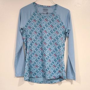 womens Patagonia capilene midweight long sleeve top size large